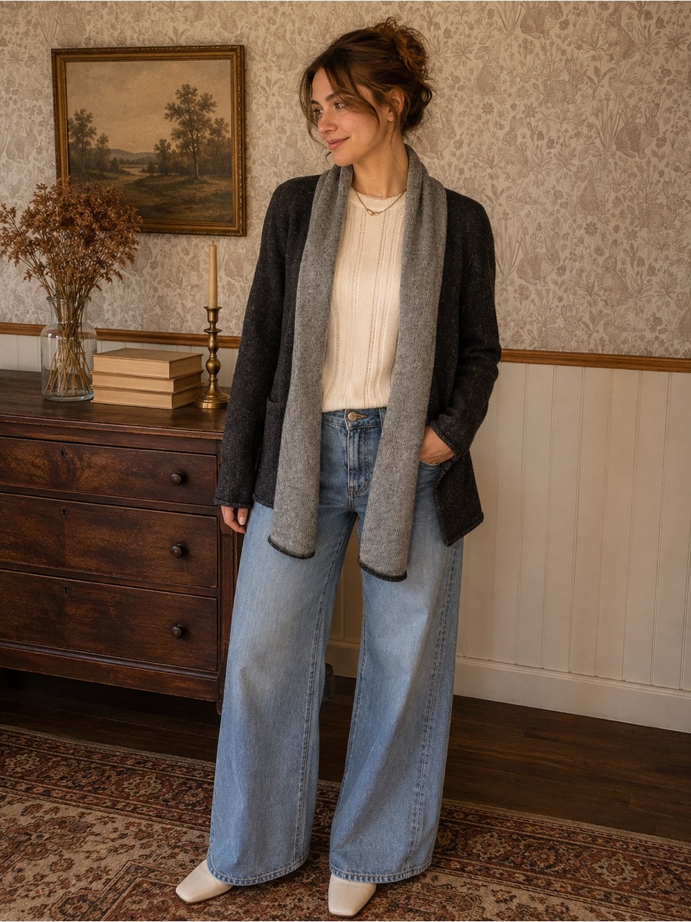 Aritzia Babaton Wool & Cashmere Open Cardigan – XS